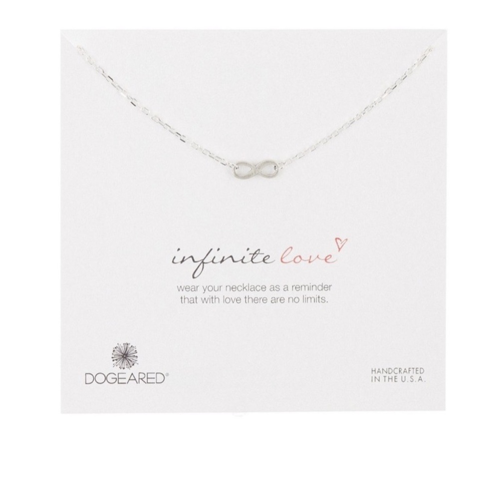 Dogeared Infinity silver necklace